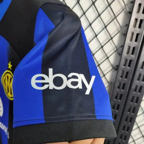 Camisa Inter de Milão Home 23/24 - Torcedor Infantil Azul e Preta - Netmantos
