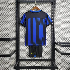 Camisa Inter de Milão Home 23/24 - Torcedor Infantil Azul e Preta - Netmantos