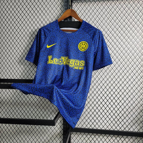 Camisa Inter de Milão Treino 23/24 - Torcedor Masculina Azul e Amarela - Netmantos