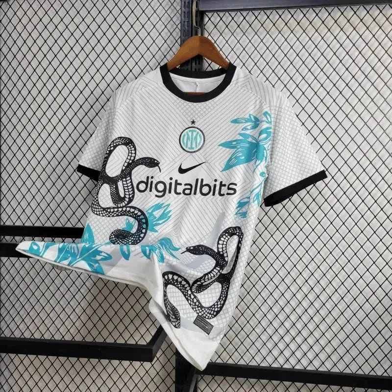Camisa Inter de Milão Edição Especial 24/25 - Torcedor Masculina Dragão Branca - Netmantos
