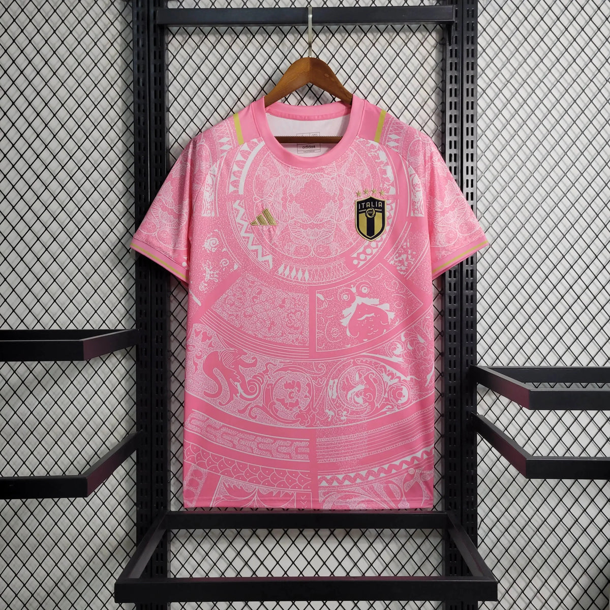 Camisa Itália Edição Especial 23/24 - Torcedor Masculina Rosa - Netmantos