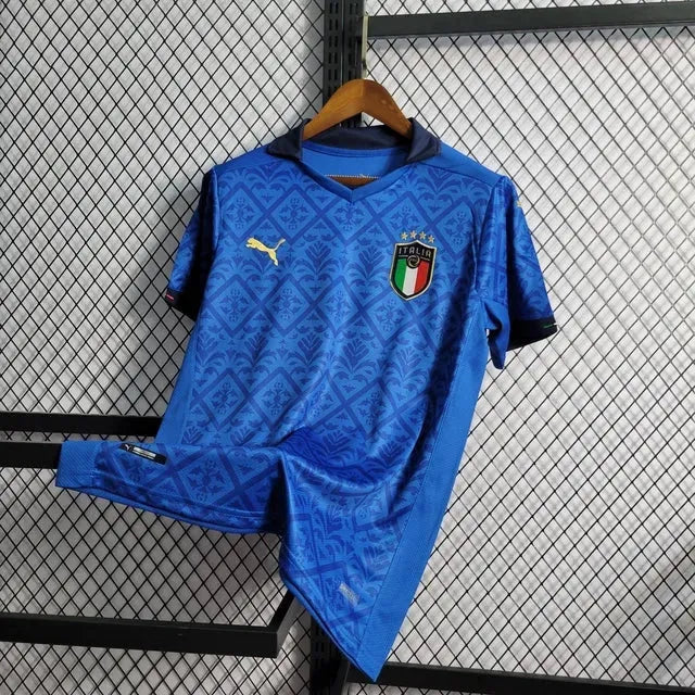 Camisa Itália Home 2020- Torcedor Masculina Azul - Netmantos