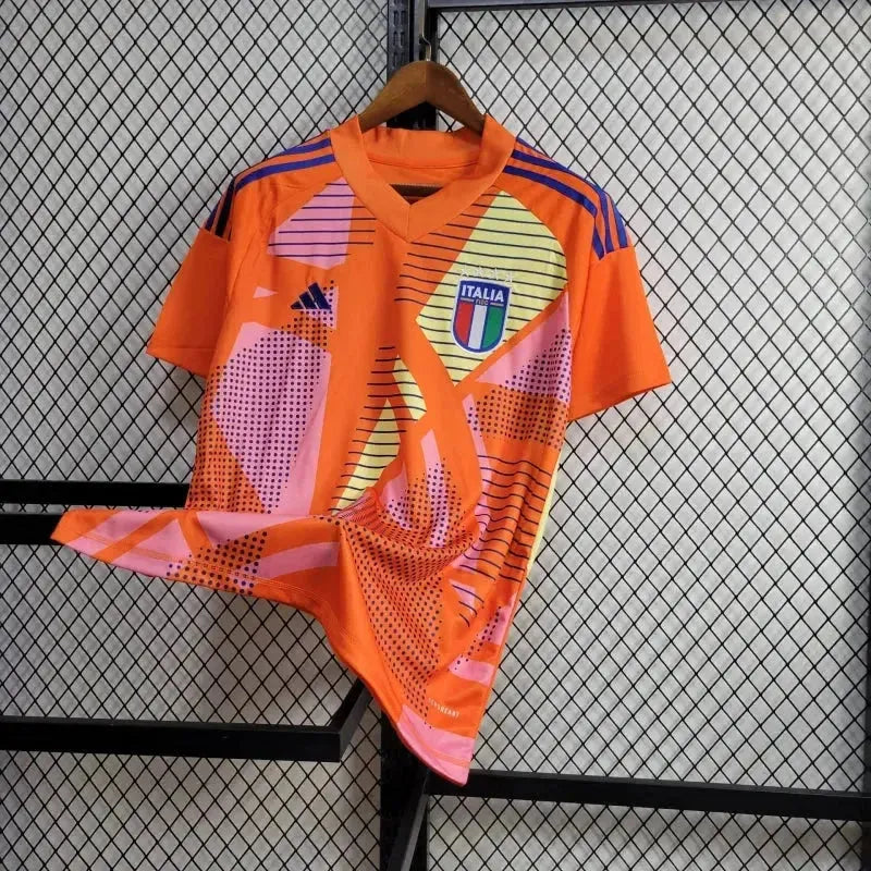 Camisa Itália Goleiro 24/25 - Torcedor Masculina Laranja - Netmantos