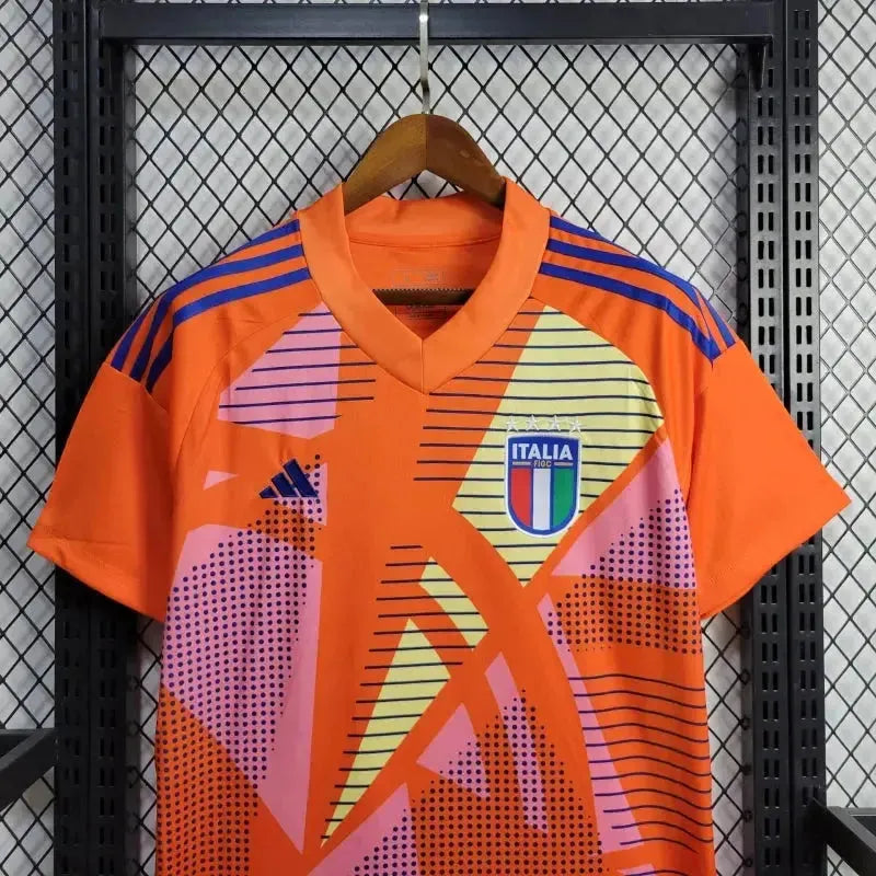 Camisa Itália Goleiro 24/25 - Torcedor Masculina Laranja - Netmantos