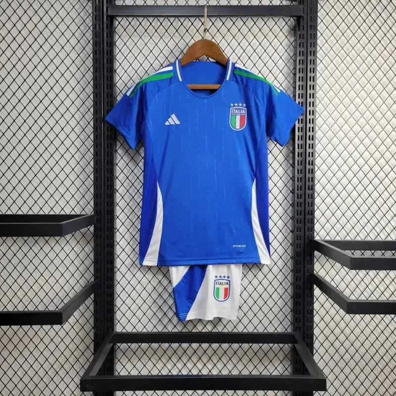 Camisa Itália Home 24/25 - Torcedor Infantil Azul - Netmantos