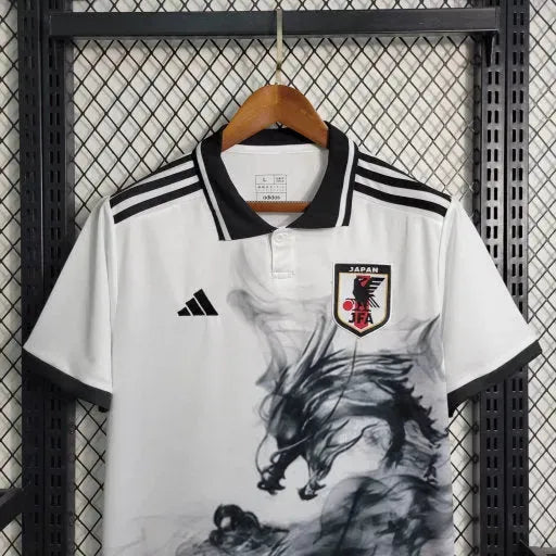 Camisa Japão Dragão Edição Especial 23/24 - Torcedor Masculina Preta e Branca - Netmantos