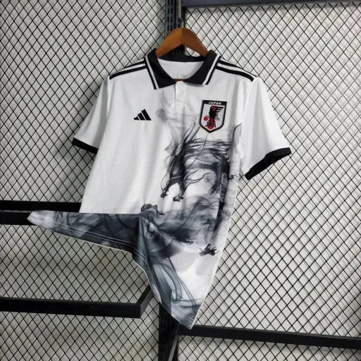 Camisa Japão Dragão Edição Especial 23/24 - Torcedor Masculina Preta e Branca - Netmantos