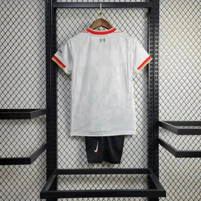 Camisa Liverpool Away 2 24/25 - Torcedor Infantil Branca - Netmantos