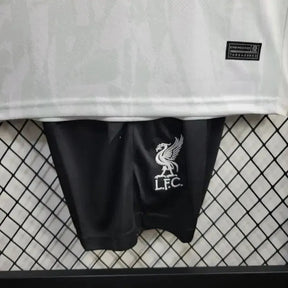 Camisa Liverpool Away 2 24/25 - Torcedor Infantil Branca - Netmantos