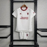 Camisa Manchester United Away 23/24 - Torcedor Infantil Branca - Netmantos