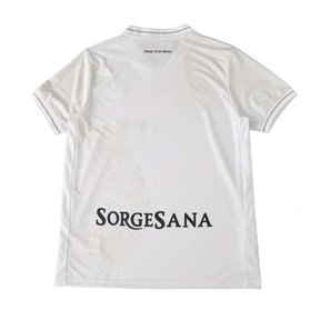 Camisa Napoli Away 25/26 - Torcedor Masculina Branca Dourada