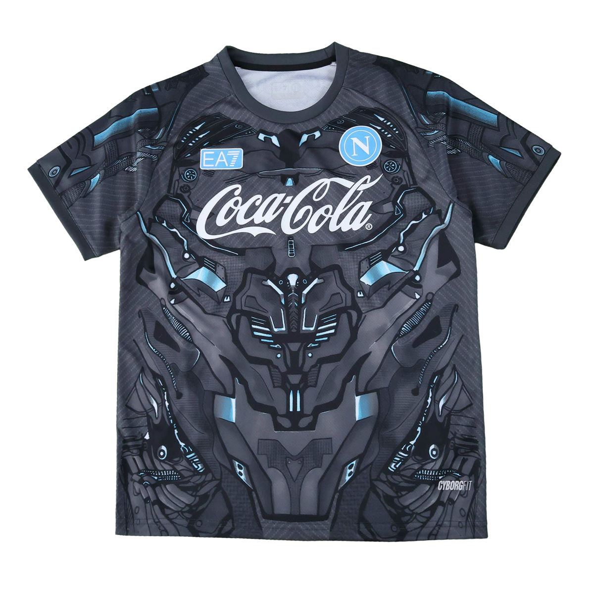 Camisa Napoli Treino 25/26 - Torcedor Masculina Preta