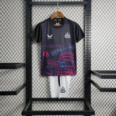 Camisa Newcastle Edição Especial 23/24 - Torcedor Infantil Preta - Netmantos