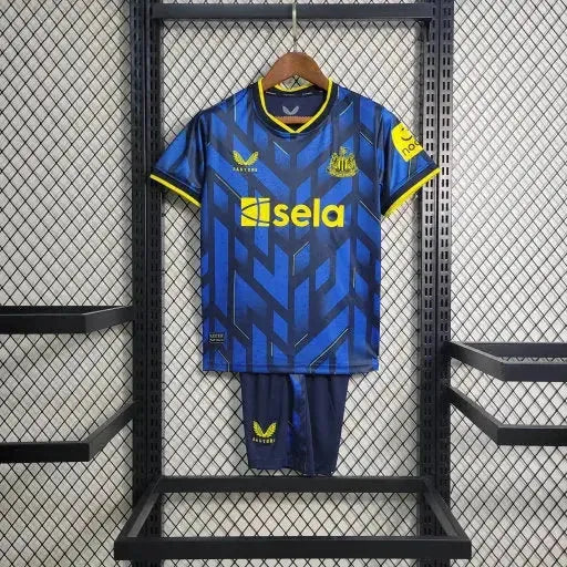Camisa Newcastle United Away II 23/24 - Torcedor Infantil Azul - Netmantos
