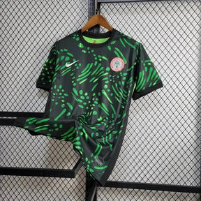 Camisa Nigéria 24/25 - Torcedor Masculina Preta e Verde - Netmantos