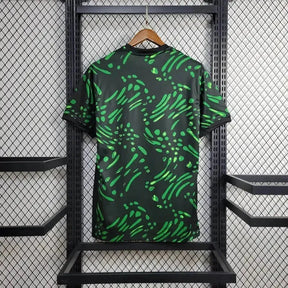 Camisa Nigéria 24/25 - Torcedor Masculina Preta e Verde - Netmantos