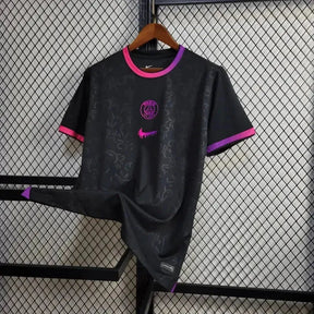 Camisa PSG Edição Especial 24/25 - Torcedor Masculina Preta e Rosa - Netmantos