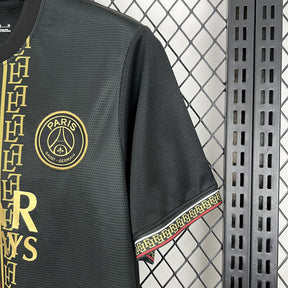 Camisa PSG Edição Especial 25/26 - Torcedor Masculina Preta e Dourada