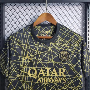 Camisa PSG Treino 22/23 - Torcedor Masculina Preta e Amarela - Netmantos