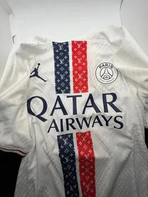 Camisa PSG x Louis Vuitton 23/24 - Jogador Masculina Branca - Netmantos