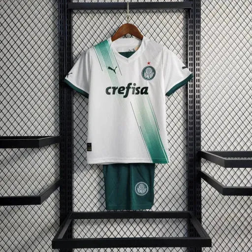 Camisa Palmeiras Away 23/24 - Torcedor Infantil Branca - Netmantos