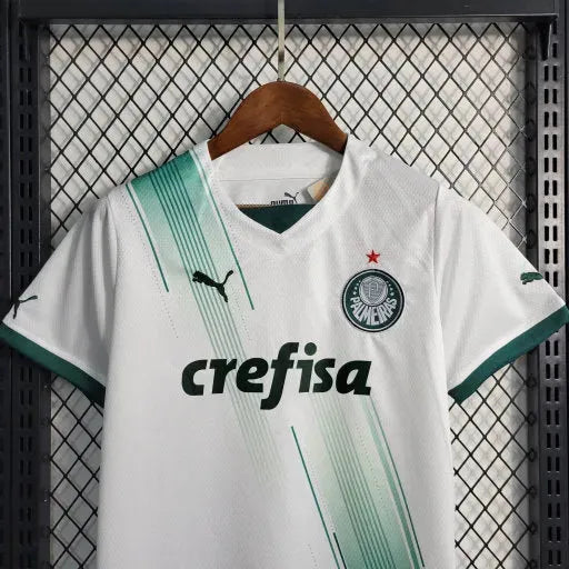Camisa Palmeiras Away 23/24 - Torcedor Infantil Branca - Netmantos