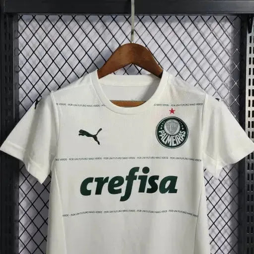Camisa Palmeiras Home 22/23 - Torcedor Infantil Branca - Netmantos