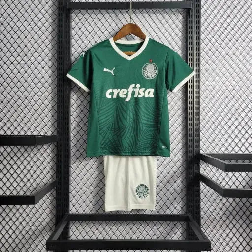 Camisa Palmeiras Home 22/23 - Torcedor Infantil Verde - Netmantos