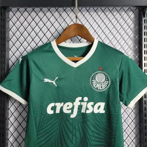 Camisa Palmeiras Home 22/23 - Torcedor Infantil Verde - Netmantos