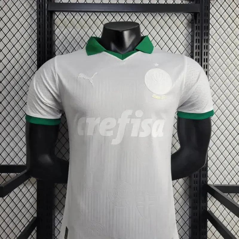 Camisa Palmeiras #SomosSociedade 24/25 - Jogador Masculina Totalmente Branca Paz - Netmantos