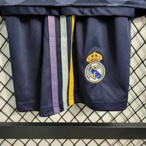 Camisa Real Madrid Away 23/24 - Torcedor Infantil Preta - Netmantos