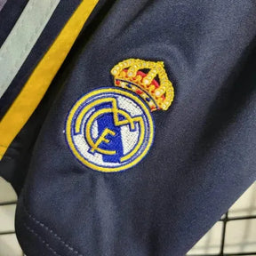 Camisa Real Madrid Away 23/24 - Torcedor Infantil Preta - Netmantos