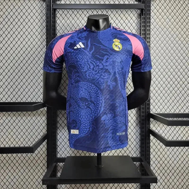 Camisa Real Madrid Edição Especial 24/25 - Jogador Masculina Dragão Azul - Netmantos