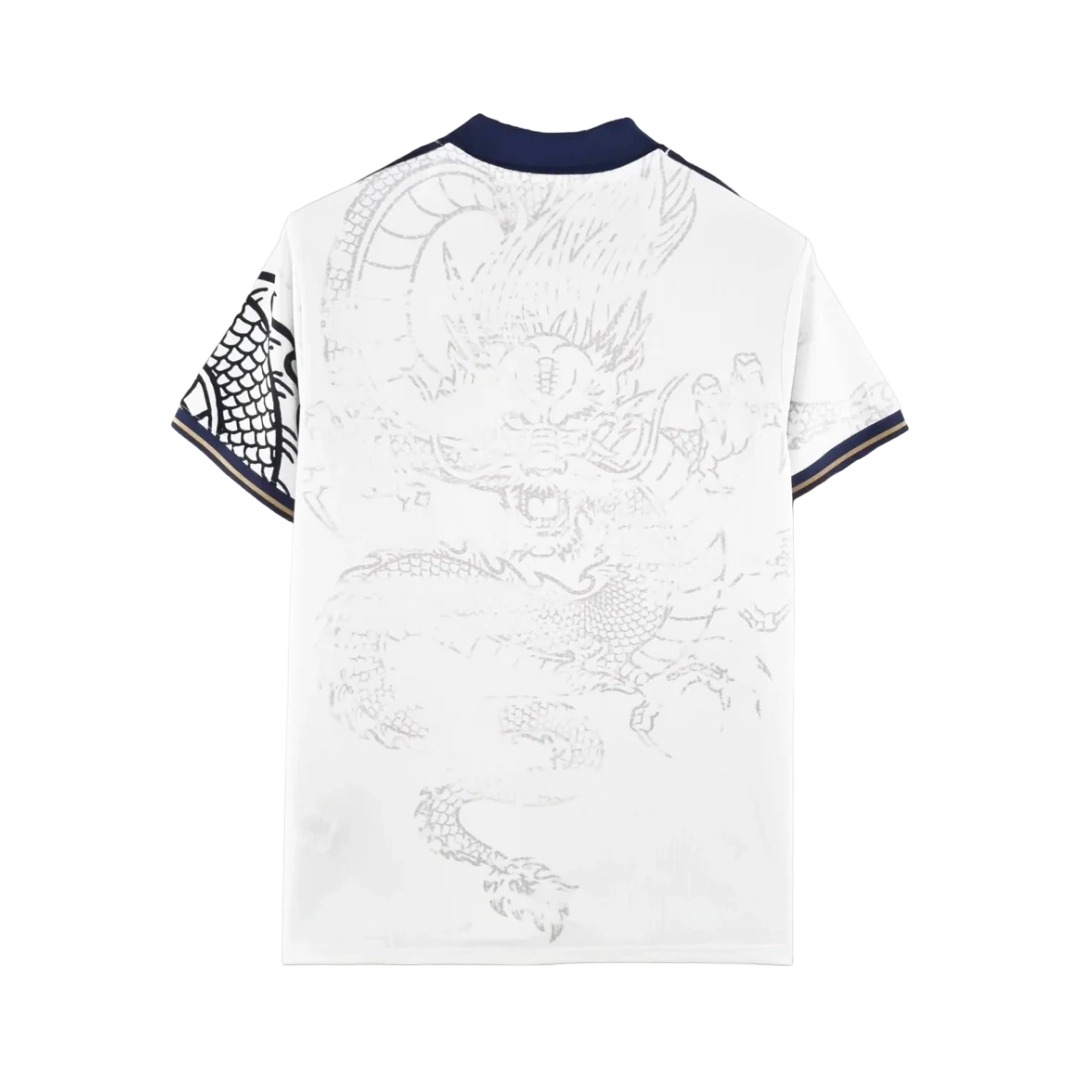 Camisa Real Madrid Hello Kitty Dragão Chinês 24/25 - Torcedor Masculina Branca