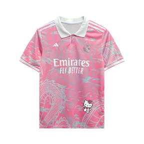 Real Madrid Hello Kitty Chinese Dragon 24/25 Shirt - Men's Fan Pink