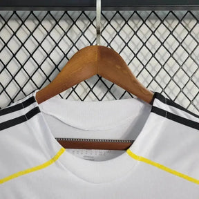 Camisa Real Madrid Home Retrô 2009/10 - Torcedor Masculina Branca Manga Longa - Netmantos
