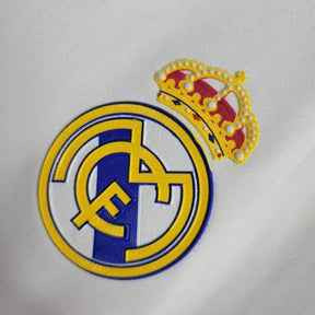 Camisa Real Madrid Home Retrô 2011/12 - Torcedor Masculina Branca Manga Longa - Netmantos