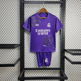 Camisa Real Madrid Fourth Y3 24/25 - Torcedor Infantil Roxa - Netmantos
