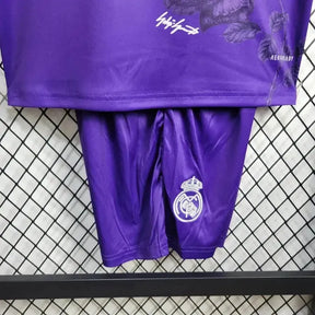 Camisa Real Madrid Fourth Y3 24/25 - Torcedor Infantil Roxa - Netmantos