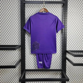 Camisa Real Madrid Fourth Y3 24/25 - Torcedor Infantil Roxa - Netmantos