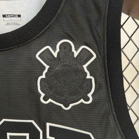 Timão DNA 25/26 Tank Top - Men's Fan Black and White