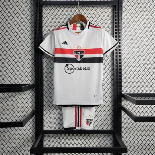 Camisa São Paulo Home 22/23 - Torcedor Infantil Branca - Netmantos