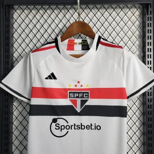 Camisa São Paulo Home 22/23 - Torcedor Infantil Branca - Netmantos
