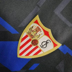 Camisa Sevilla Away 23/24 - Torcedor Infantil Preta - Netmantos