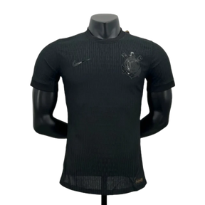 Camisa Timão Away 24/25 - Jogador Masculina Preta + Patrocínios