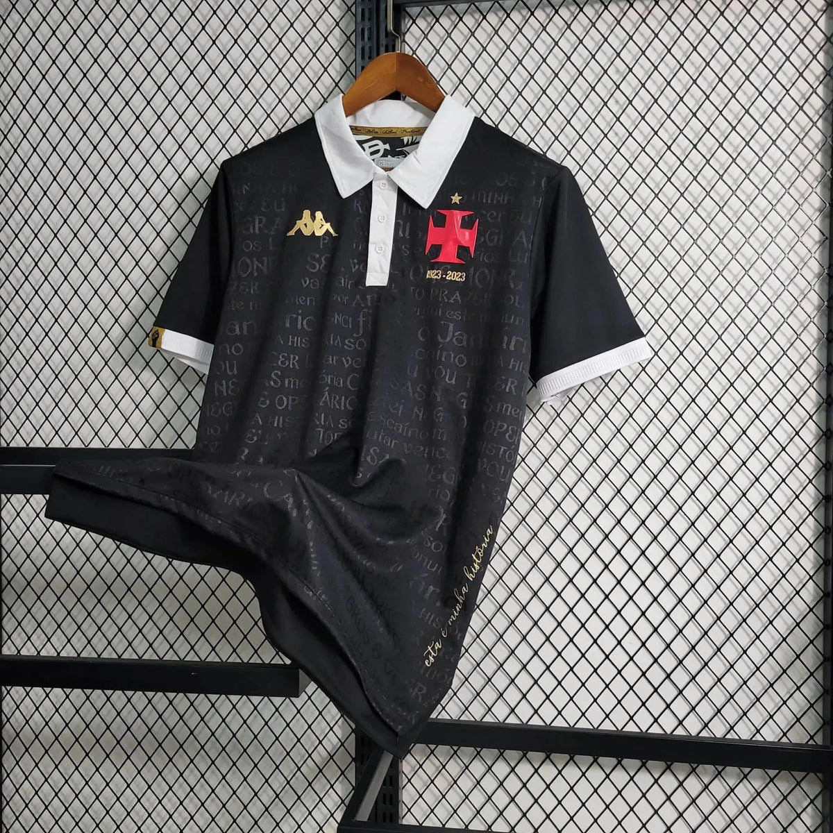 Camisa Vasco Away II 23/24 - Torcedor Masculina Preta - Netmantos