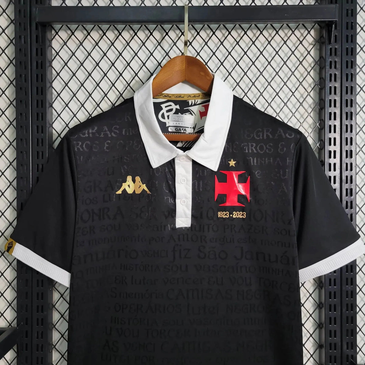 Camisa Vasco Away II 23/24 - Torcedor Masculina Preta - Netmantos
