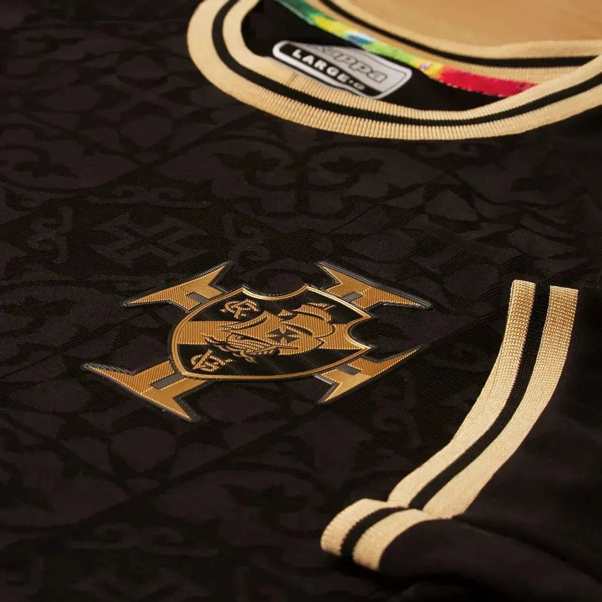 Camisa Vasco Goleiro 22/23 - Torcedor Masculina Preta e Dourada - Netmantos