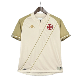 Camisa Vasco Third Away 24/25 - Torcedor Feminina Branca e Dourada - Netmantos