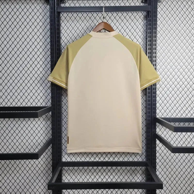 Camisa Vasco Third Away 24/25 - Torcedor Masculina Branca e Dourada + Patrocínios - Netmantos